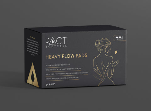 Heavy Flow Menstrual Pads (24 Count)
