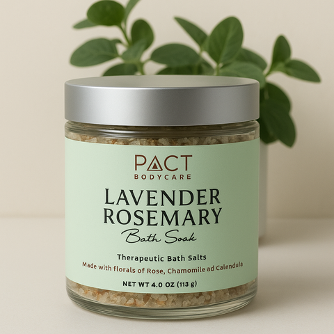 Lavender Rosemary Bath and Body Soaking Salts